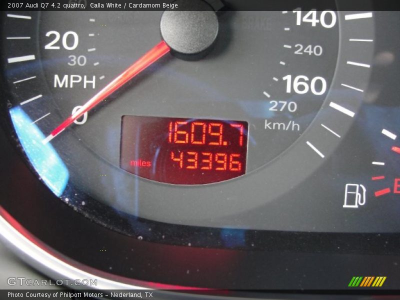 Calla White / Cardamom Beige 2007 Audi Q7 4.2 quattro