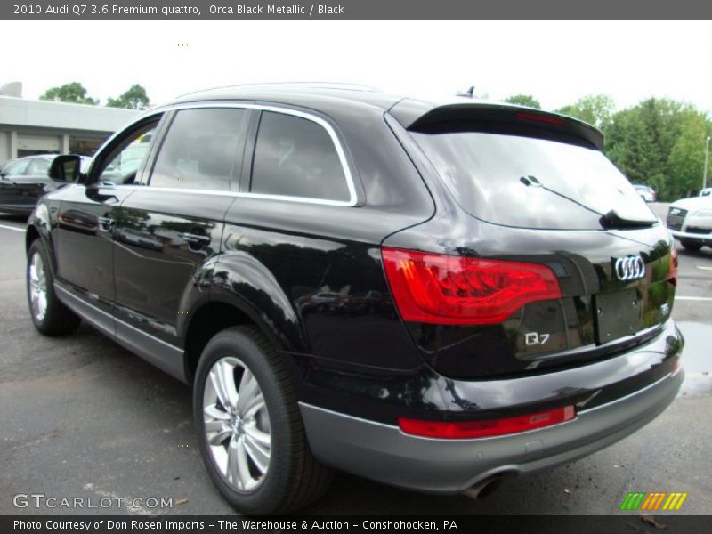 Orca Black Metallic / Black 2010 Audi Q7 3.6 Premium quattro