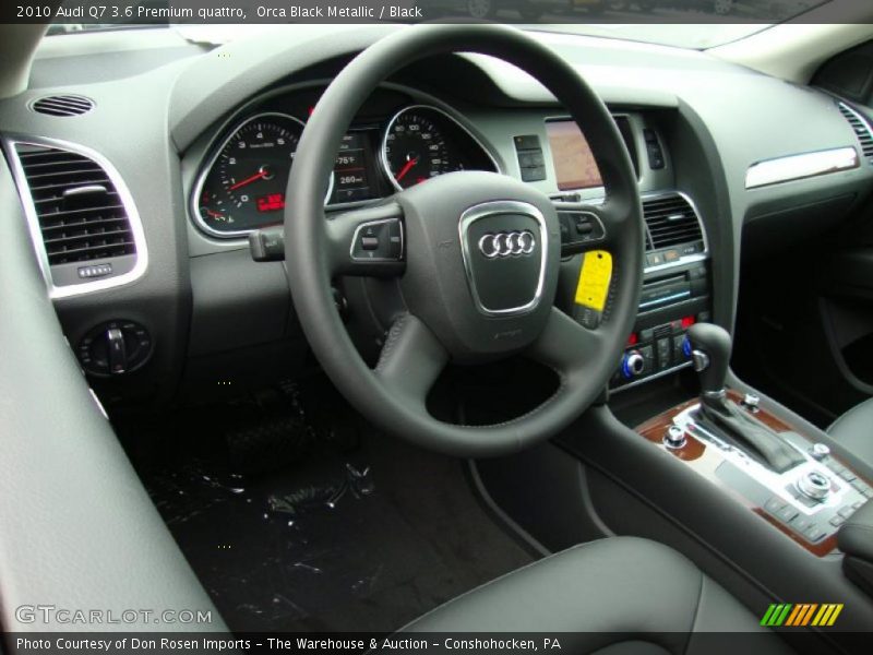 Orca Black Metallic / Black 2010 Audi Q7 3.6 Premium quattro