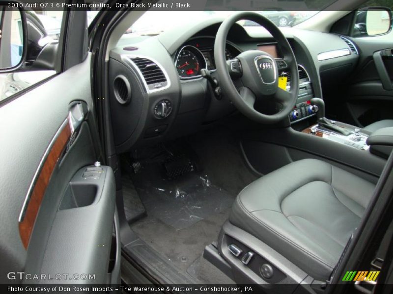 Orca Black Metallic / Black 2010 Audi Q7 3.6 Premium quattro