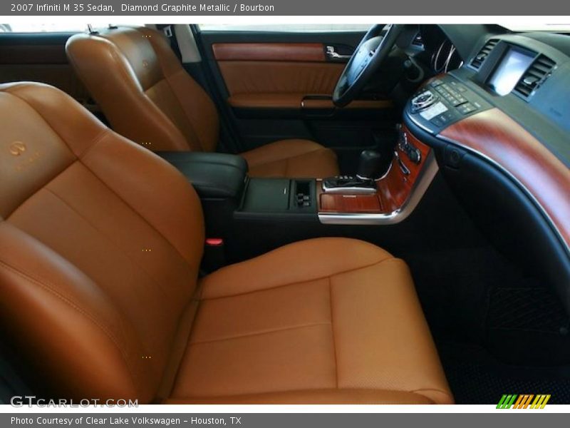 Diamond Graphite Metallic / Bourbon 2007 Infiniti M 35 Sedan