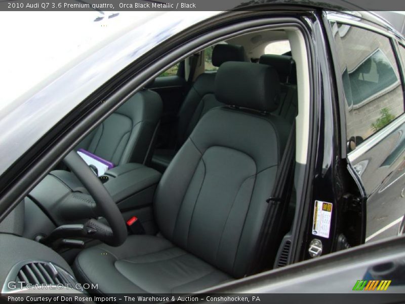 Orca Black Metallic / Black 2010 Audi Q7 3.6 Premium quattro