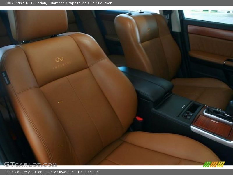 Diamond Graphite Metallic / Bourbon 2007 Infiniti M 35 Sedan