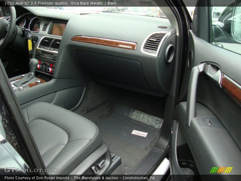 Orca Black Metallic / Black 2010 Audi Q7 3.6 Premium quattro