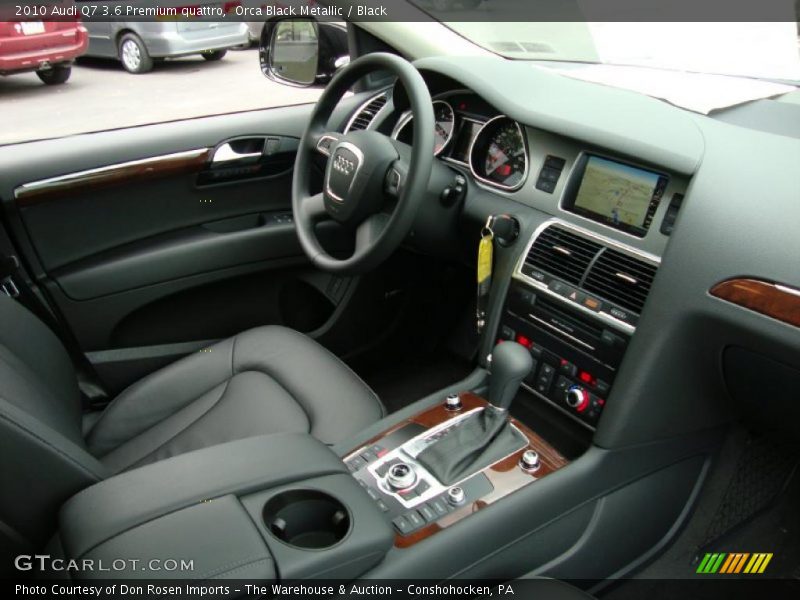 Orca Black Metallic / Black 2010 Audi Q7 3.6 Premium quattro