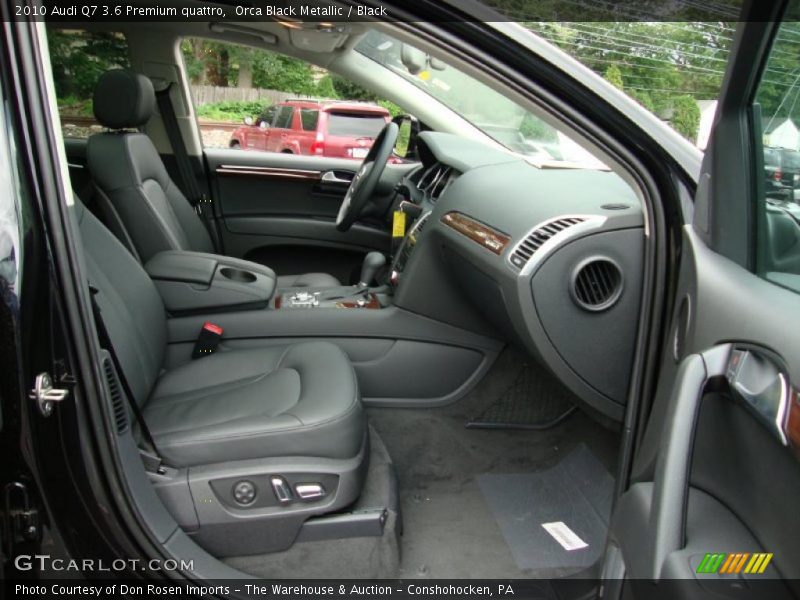 Orca Black Metallic / Black 2010 Audi Q7 3.6 Premium quattro