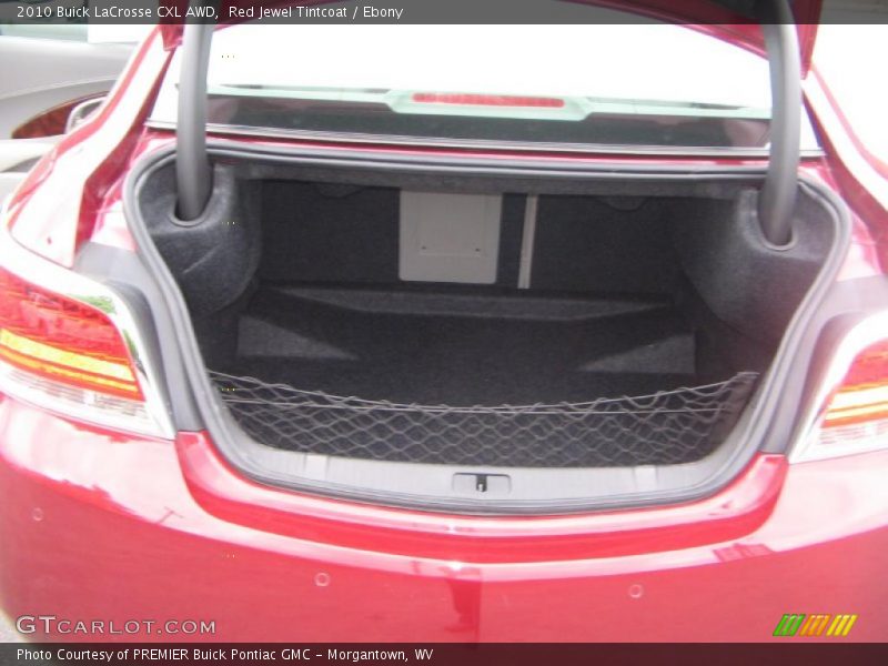 Red Jewel Tintcoat / Ebony 2010 Buick LaCrosse CXL AWD