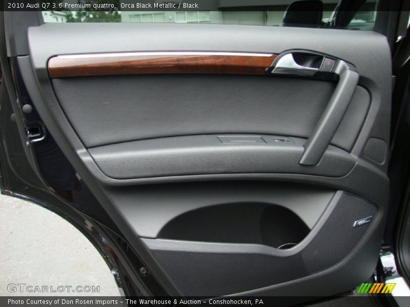 Orca Black Metallic / Black 2010 Audi Q7 3.6 Premium quattro