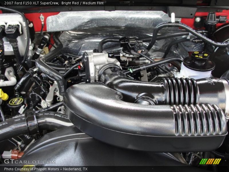 Bright Red / Medium Flint 2007 Ford F150 XLT SuperCrew