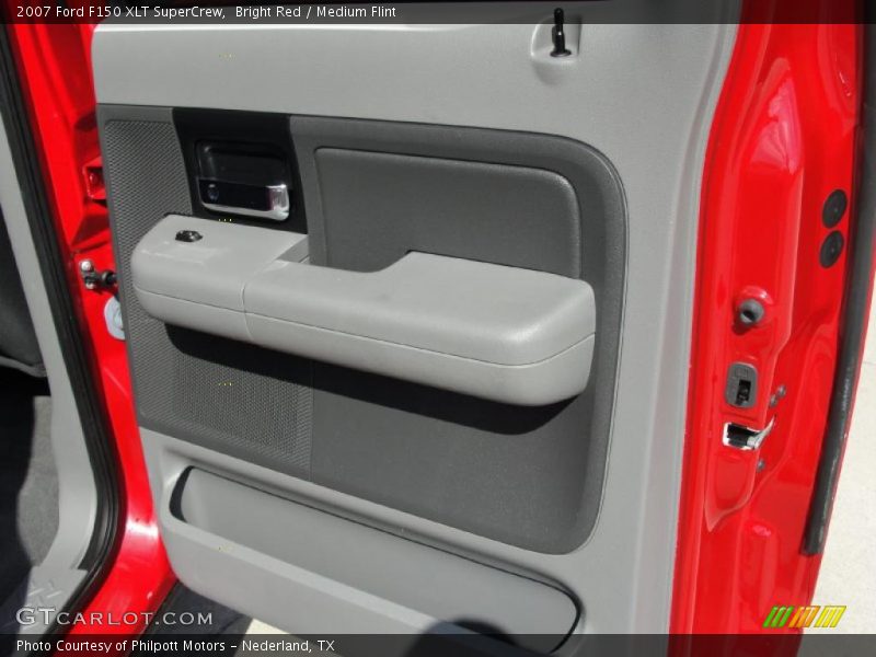 Bright Red / Medium Flint 2007 Ford F150 XLT SuperCrew