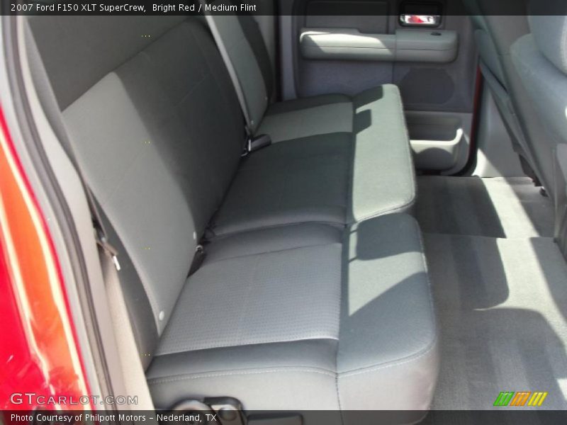 Bright Red / Medium Flint 2007 Ford F150 XLT SuperCrew