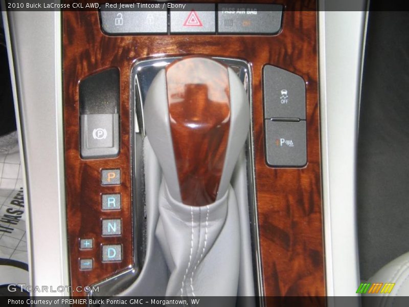 Red Jewel Tintcoat / Ebony 2010 Buick LaCrosse CXL AWD