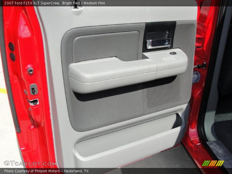 Bright Red / Medium Flint 2007 Ford F150 XLT SuperCrew