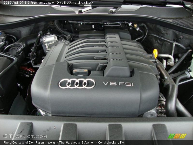 Orca Black Metallic / Black 2010 Audi Q7 3.6 Premium quattro