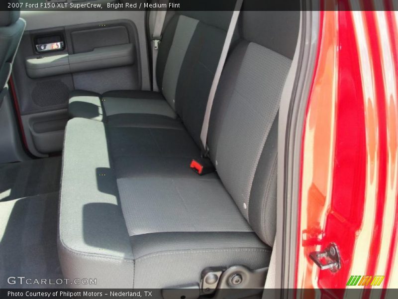 Bright Red / Medium Flint 2007 Ford F150 XLT SuperCrew