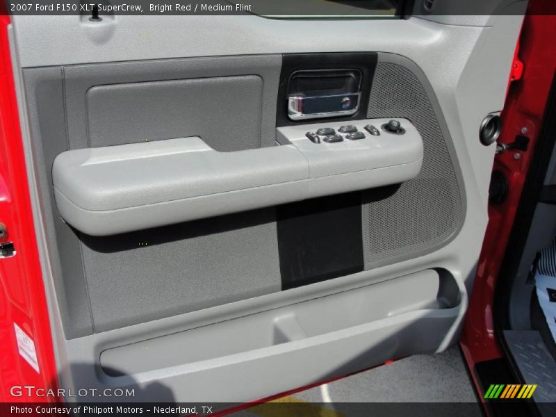 Bright Red / Medium Flint 2007 Ford F150 XLT SuperCrew