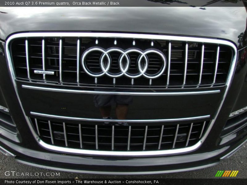 Orca Black Metallic / Black 2010 Audi Q7 3.6 Premium quattro