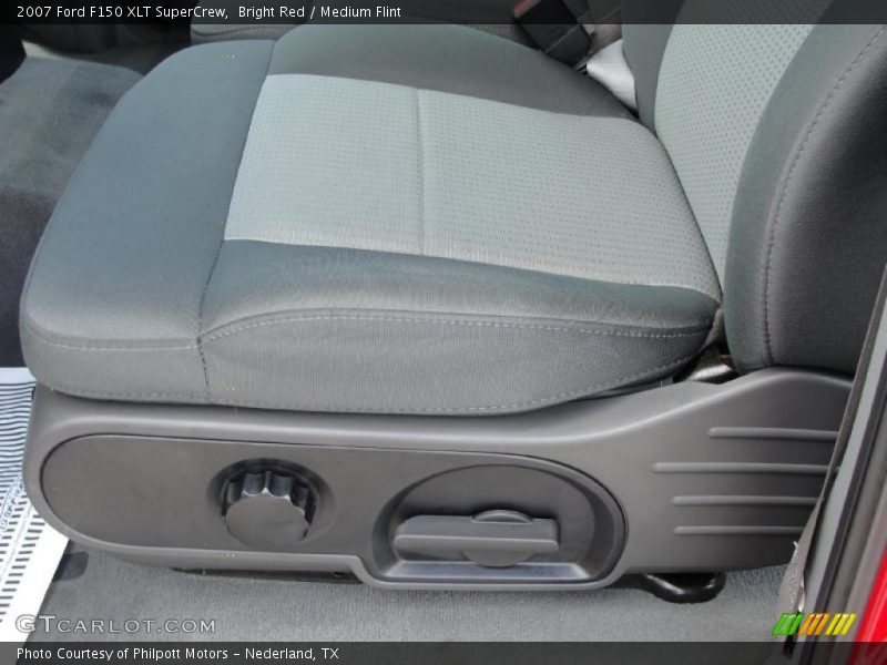 Bright Red / Medium Flint 2007 Ford F150 XLT SuperCrew