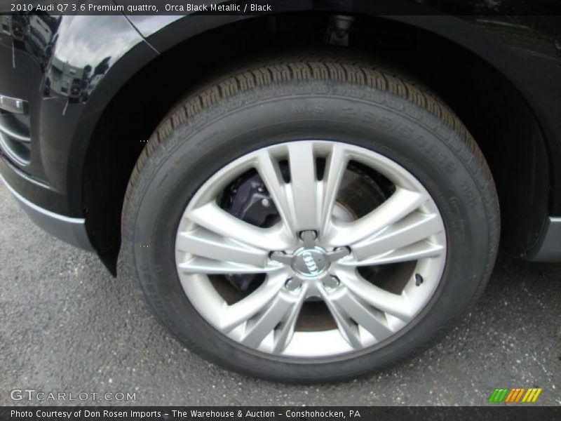 Orca Black Metallic / Black 2010 Audi Q7 3.6 Premium quattro