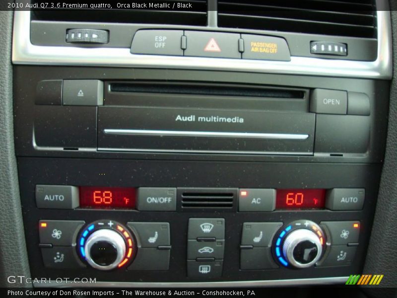Orca Black Metallic / Black 2010 Audi Q7 3.6 Premium quattro