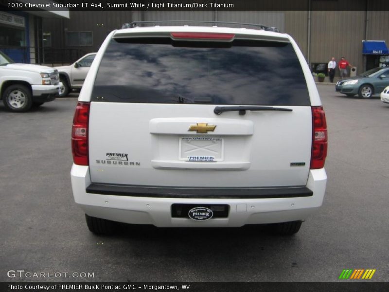 Summit White / Light Titanium/Dark Titanium 2010 Chevrolet Suburban LT 4x4