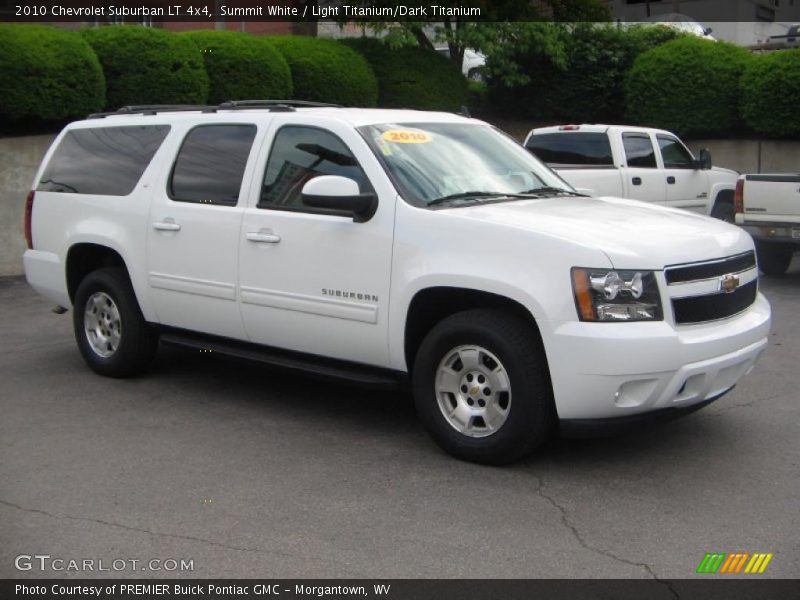 Summit White / Light Titanium/Dark Titanium 2010 Chevrolet Suburban LT 4x4