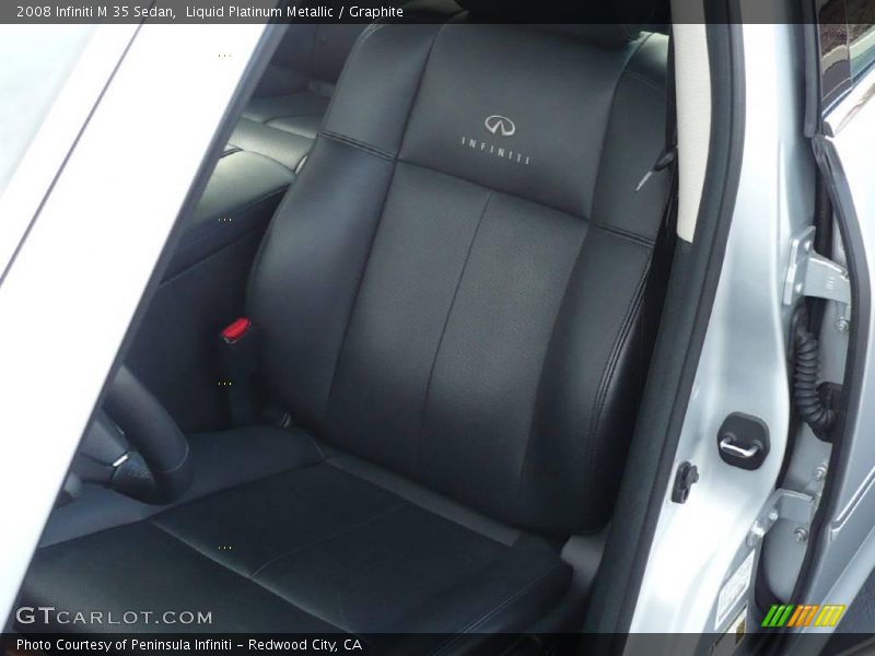 Liquid Platinum Metallic / Graphite 2008 Infiniti M 35 Sedan