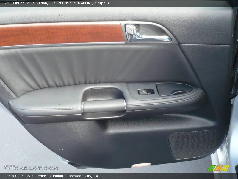 Liquid Platinum Metallic / Graphite 2008 Infiniti M 35 Sedan