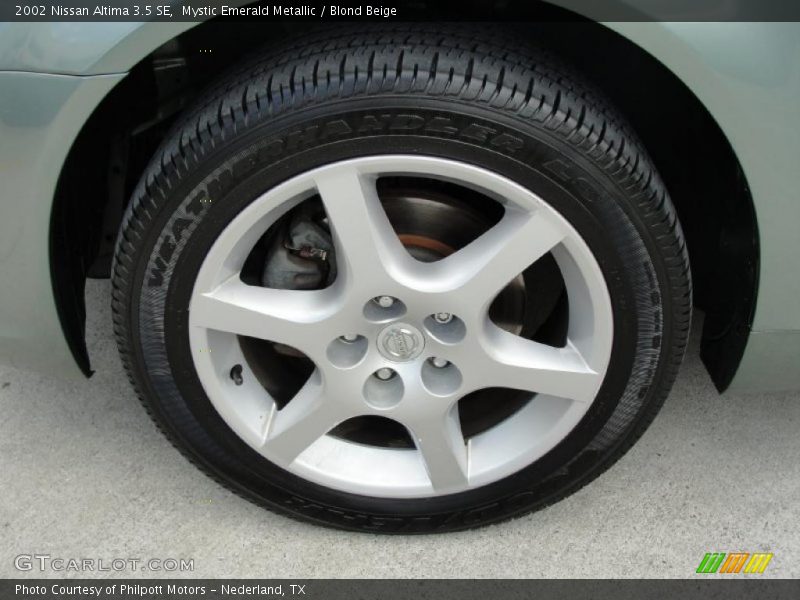 Mystic Emerald Metallic / Blond Beige 2002 Nissan Altima 3.5 SE