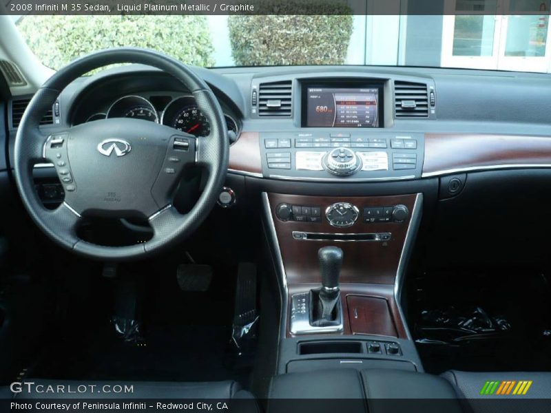Liquid Platinum Metallic / Graphite 2008 Infiniti M 35 Sedan