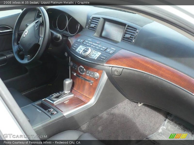 Liquid Platinum Metallic / Graphite 2008 Infiniti M 35 Sedan
