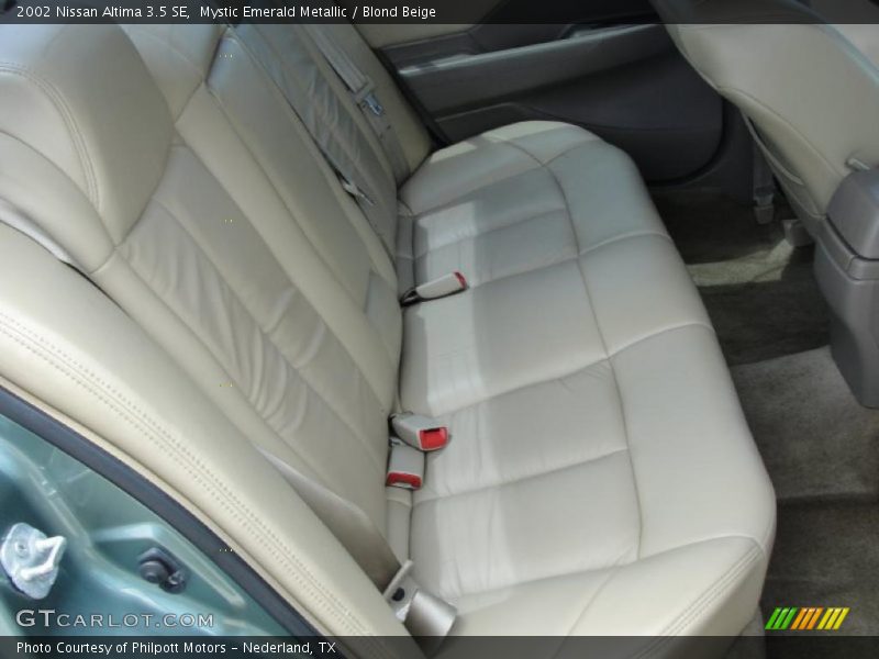 Mystic Emerald Metallic / Blond Beige 2002 Nissan Altima 3.5 SE