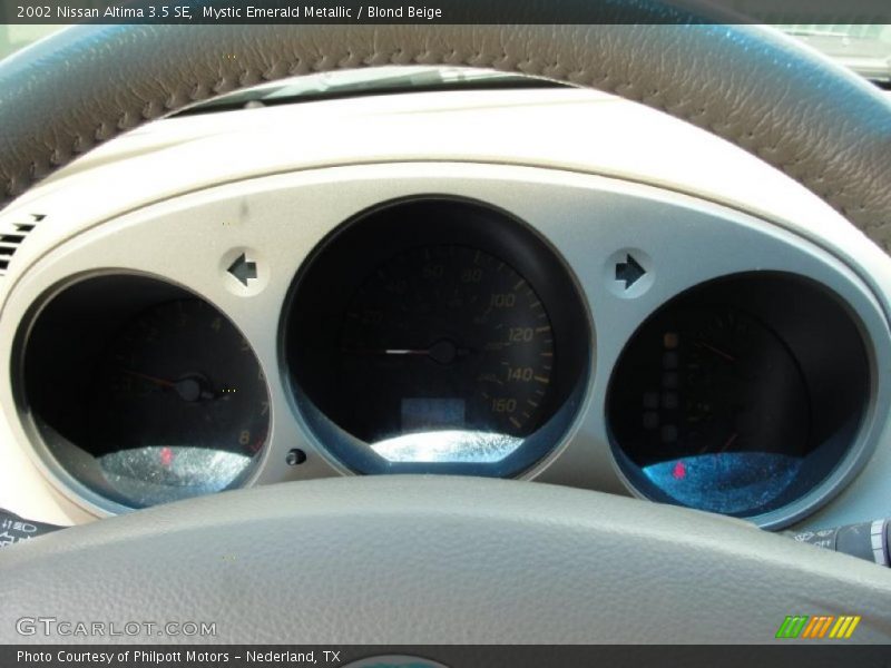 Mystic Emerald Metallic / Blond Beige 2002 Nissan Altima 3.5 SE