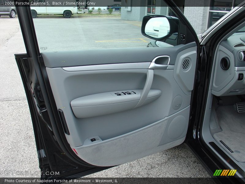 Black / Stone/Steel Grey 2008 Porsche Cayenne S