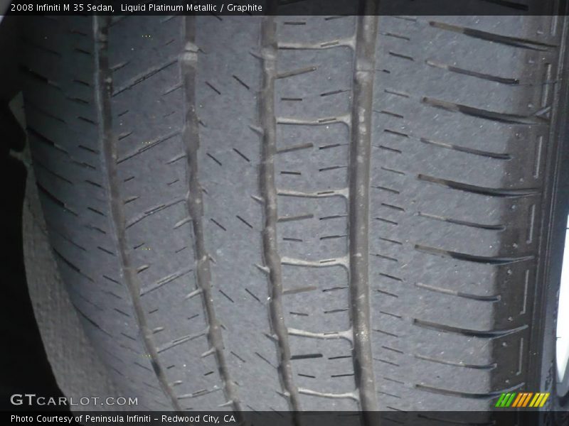 Liquid Platinum Metallic / Graphite 2008 Infiniti M 35 Sedan
