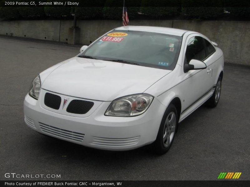 Summit White / Ebony 2009 Pontiac G5
