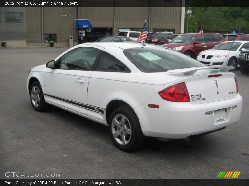 Summit White / Ebony 2009 Pontiac G5