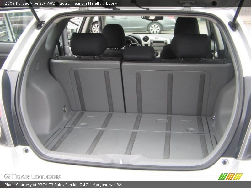 Liquid Platinum Metallic / Ebony 2009 Pontiac Vibe 2.4 AWD
