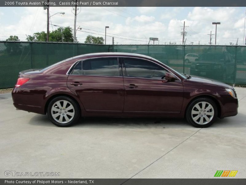 Cassis Red Pearl / Dark Charcoal 2006 Toyota Avalon Touring