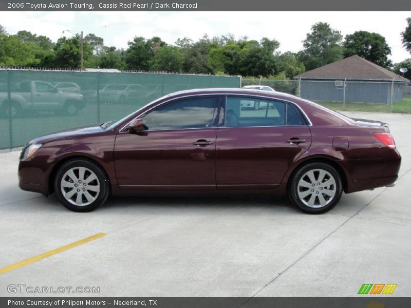 Cassis Red Pearl / Dark Charcoal 2006 Toyota Avalon Touring