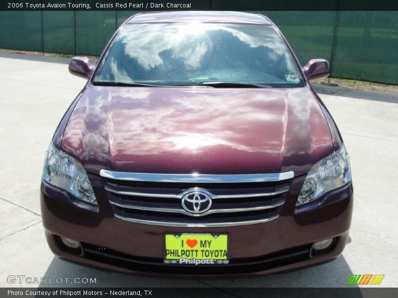 Cassis Red Pearl / Dark Charcoal 2006 Toyota Avalon Touring