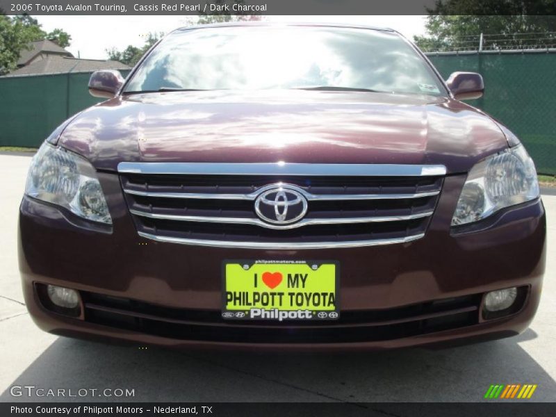 Cassis Red Pearl / Dark Charcoal 2006 Toyota Avalon Touring