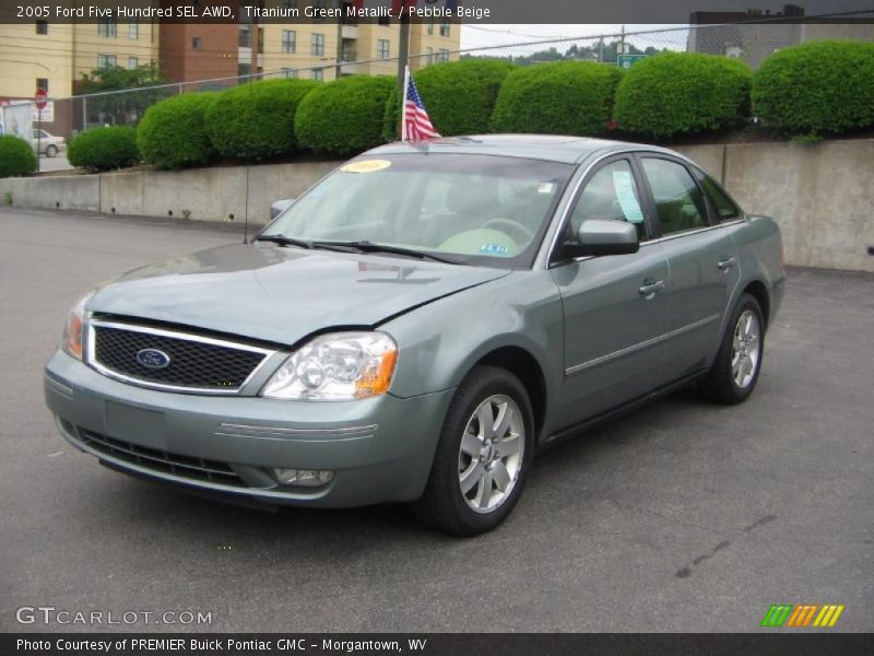Titanium Green Metallic / Pebble Beige 2005 Ford Five Hundred SEL AWD