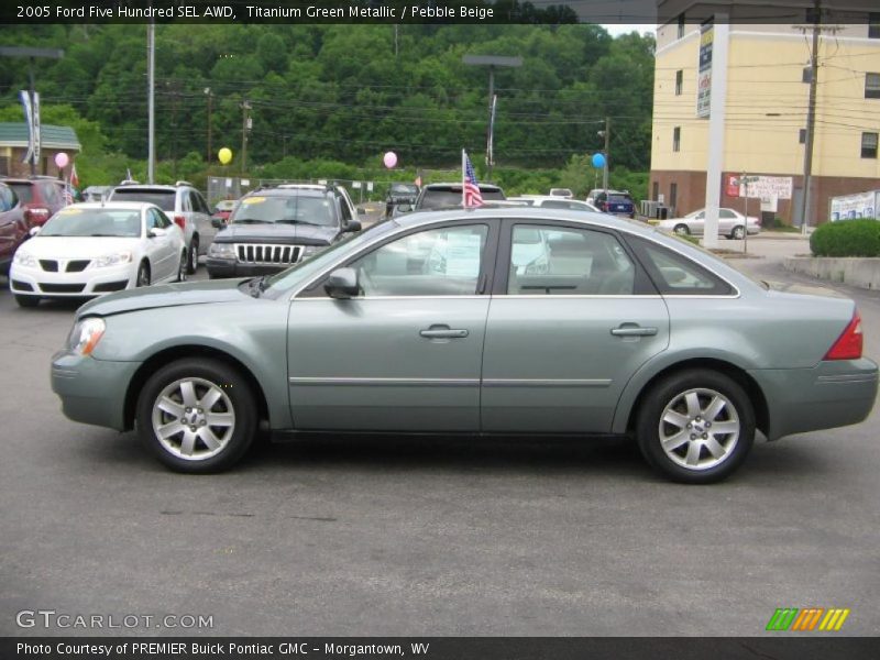 Titanium Green Metallic / Pebble Beige 2005 Ford Five Hundred SEL AWD