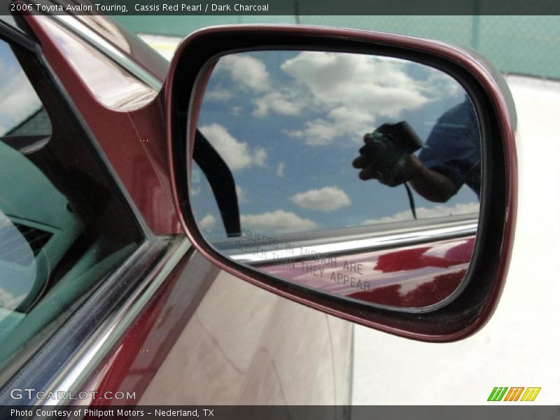 Cassis Red Pearl / Dark Charcoal 2006 Toyota Avalon Touring
