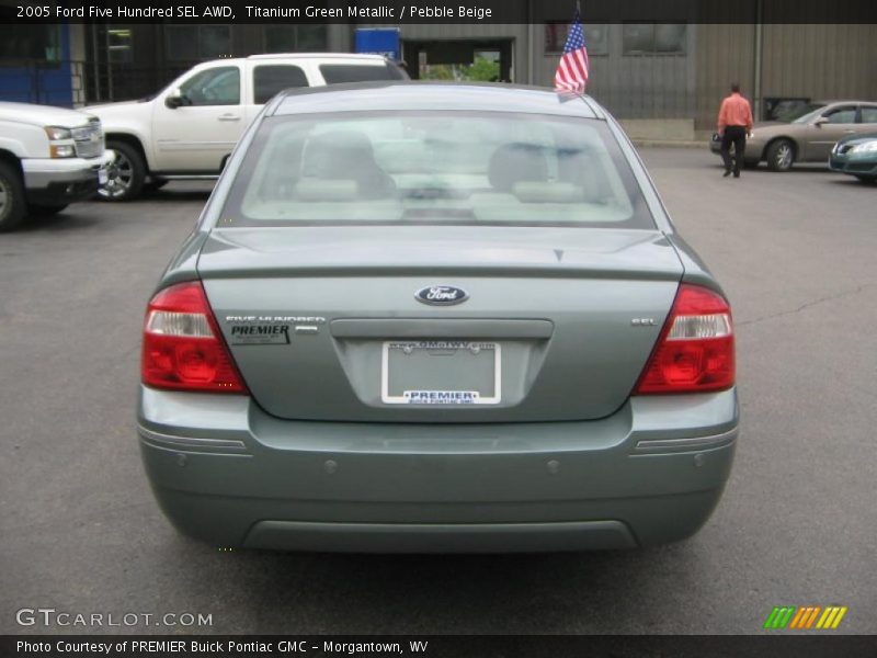 Titanium Green Metallic / Pebble Beige 2005 Ford Five Hundred SEL AWD