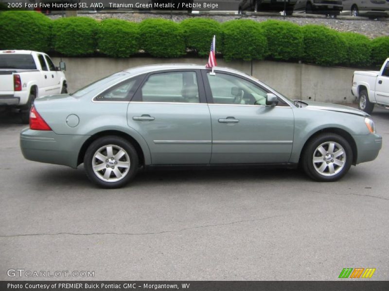Titanium Green Metallic / Pebble Beige 2005 Ford Five Hundred SEL AWD