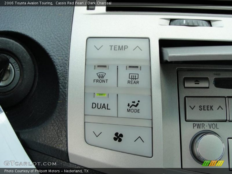 Cassis Red Pearl / Dark Charcoal 2006 Toyota Avalon Touring