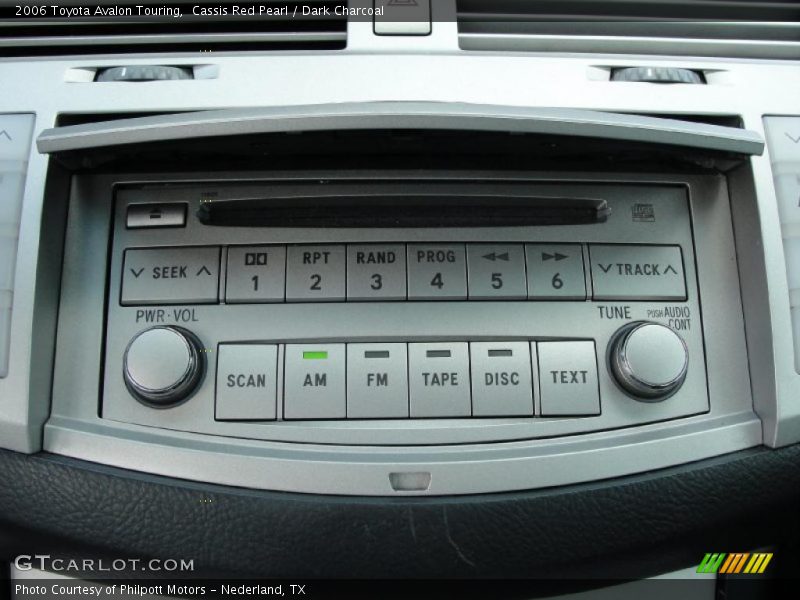 Cassis Red Pearl / Dark Charcoal 2006 Toyota Avalon Touring
