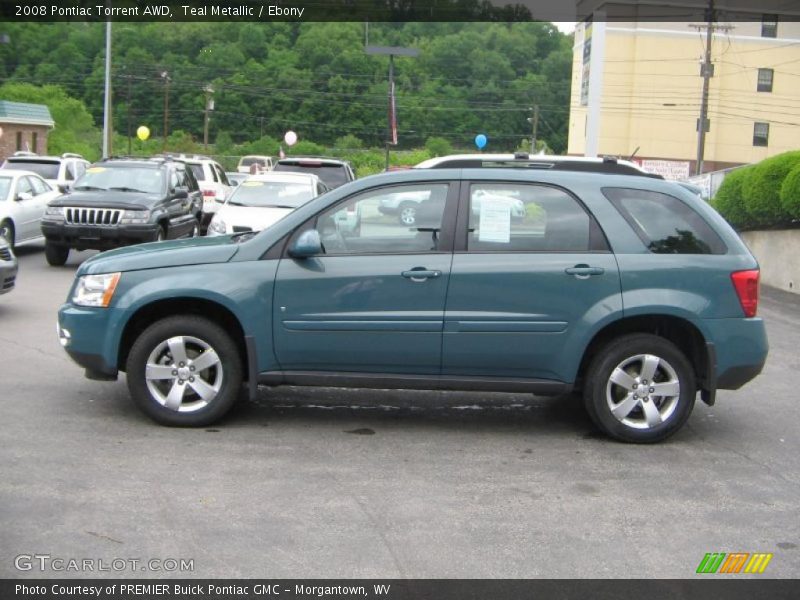 Teal Metallic / Ebony 2008 Pontiac Torrent AWD